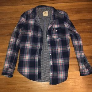 Hollister plaid shirt